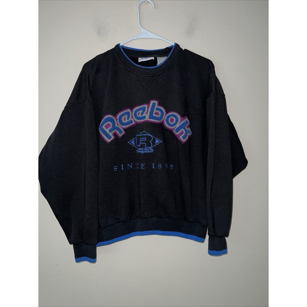 Vintage 90’s Reebok Big Logo Spellout Sweatshirt Crewneck Made In USA